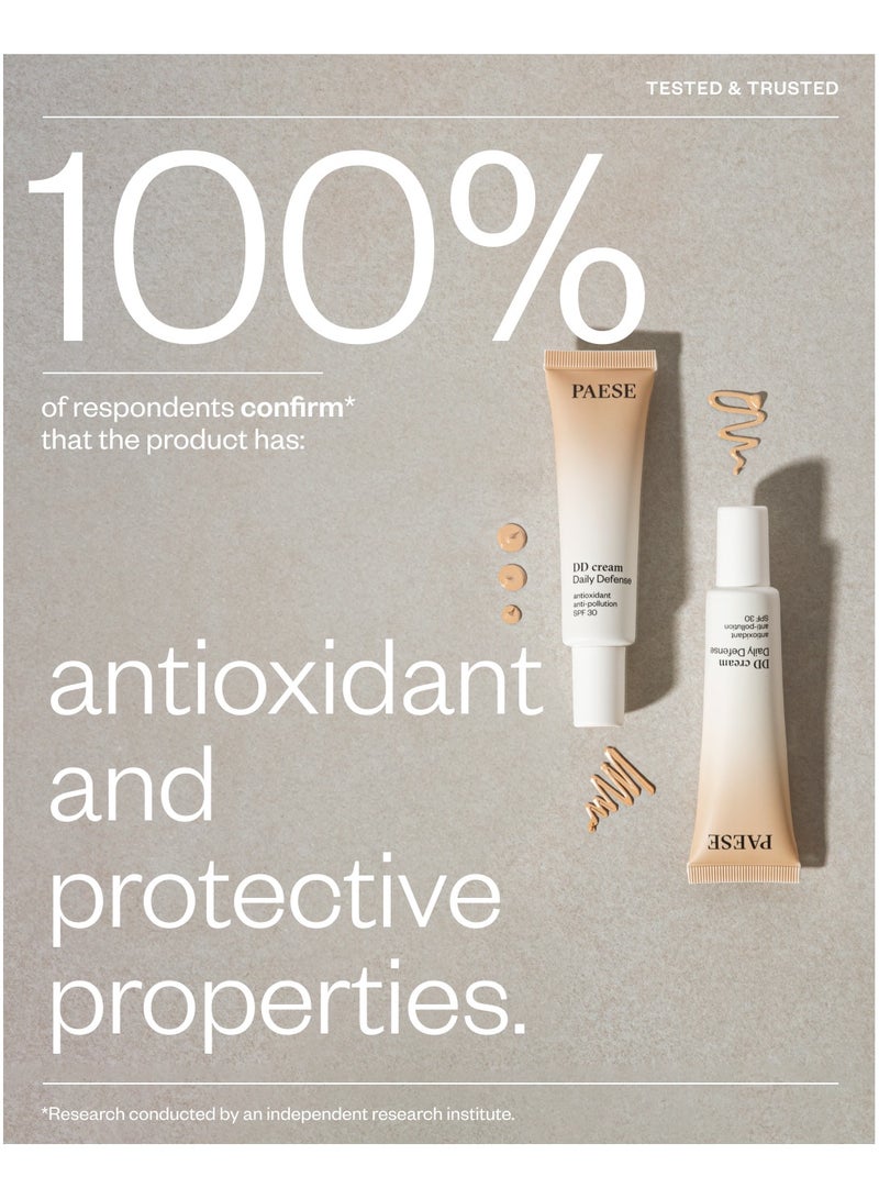 Paese DD Cream SPF 30 Antioxidant & Anti-Pollution, Daily Defense Tinted Face Cream, SPF30 UV Protection, 2W Beige, 30 ml - Image 4